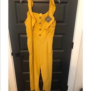 ZAFUL yellow jumpsuit
